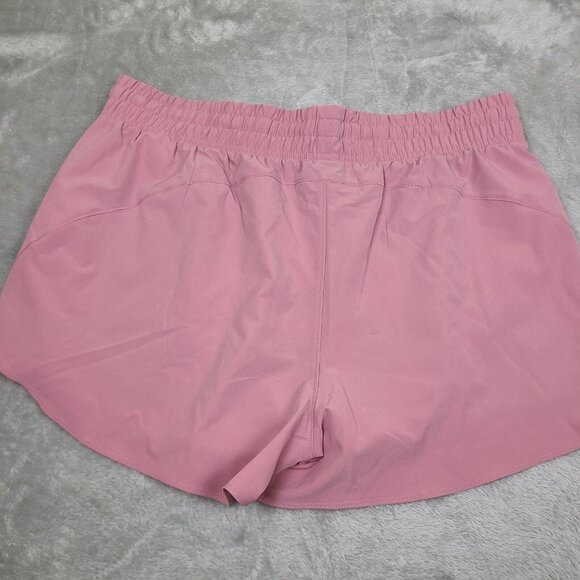 Women’s Under Armour Flex Woven 2 In 1 Shorts 2XL Pink Workout Exercise - Picture 2 of 9